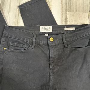 FRAME Le Skinny de Jeanne Jeans 29 | Firm Noir | MSRP $220
